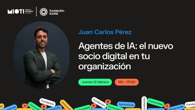 Conferencia de Juan Carlos Pérez 'Agentes de IA: el nuevo socio digital en tu organización'