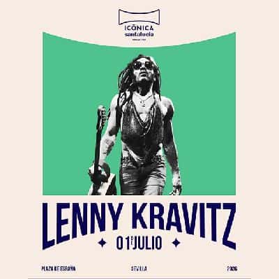 Concierto de Lenny Kravitz - Ic贸nica Santaluc铆a Sevilla Fest 2026