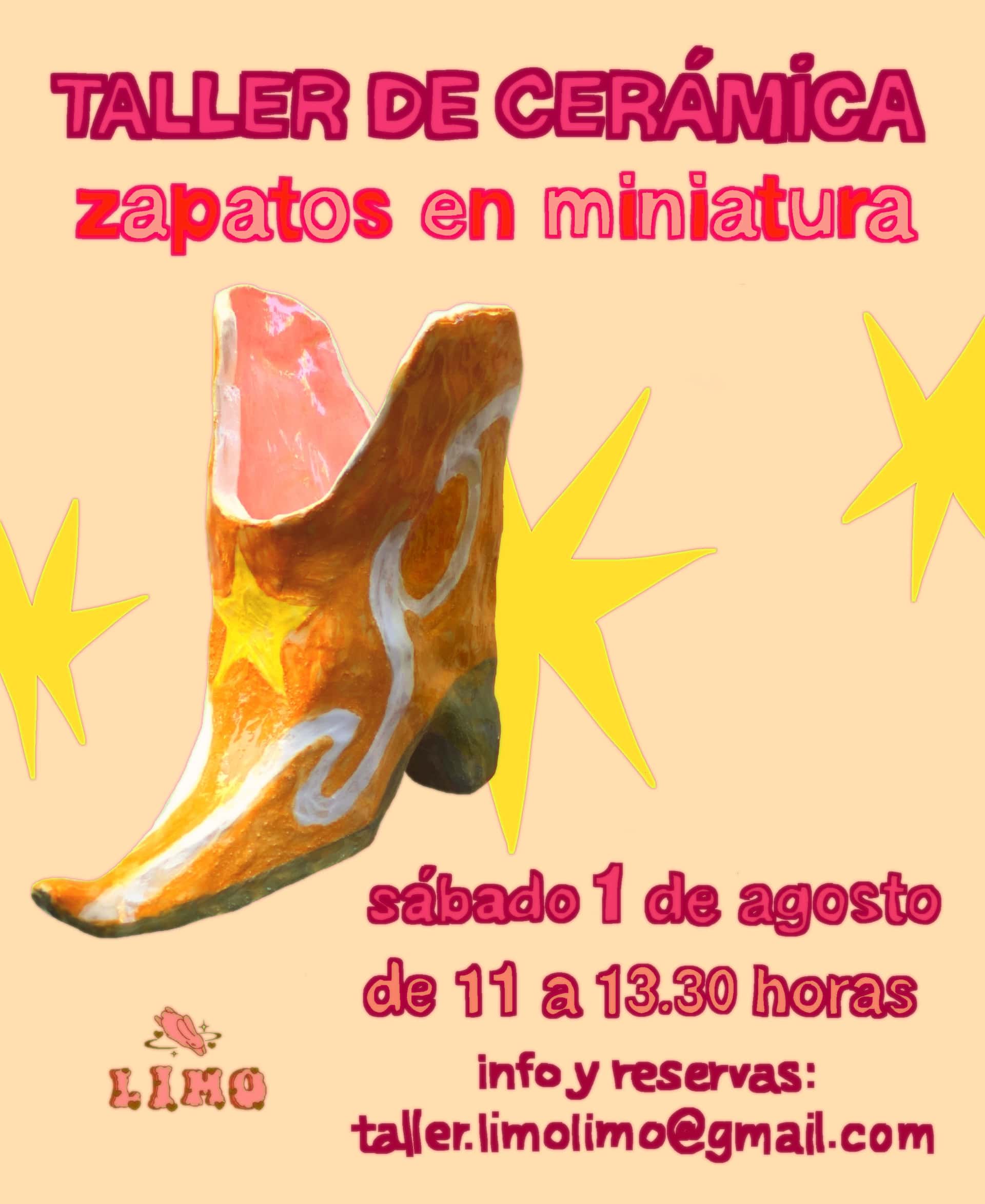 Taller de cerámica Zapatos en miniatura