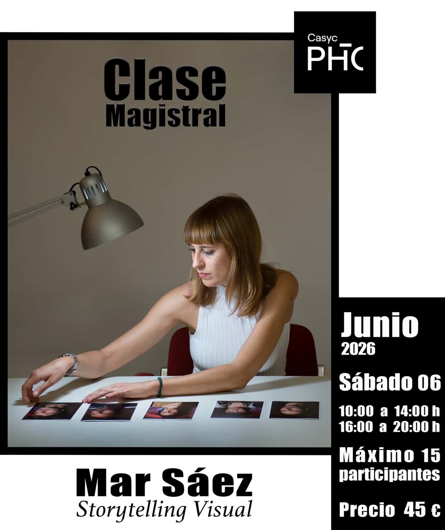 Clase magistral con Mar Sáez: Storytelling Visual - De la idea a la materialización