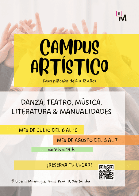Campus artístico de verano