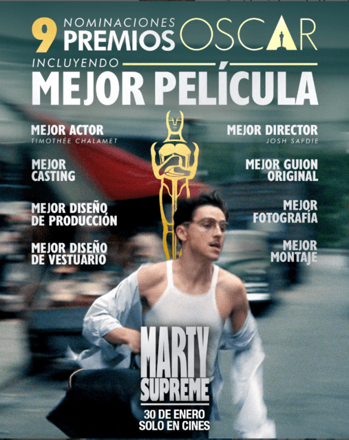 Marty Supreme, de Joshua Safdie (V.O.S.E.)