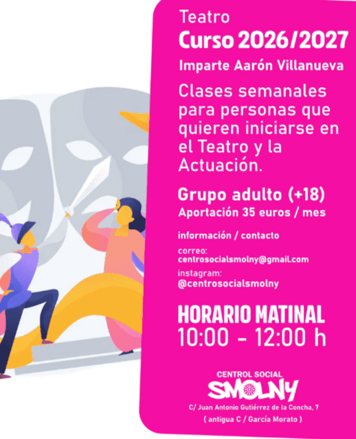 Curso de teatro para adultos