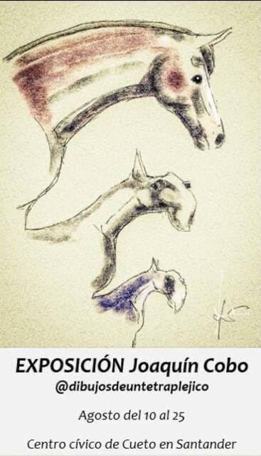 Joaquín Cobo, Dibujos de un Tetrapléjico