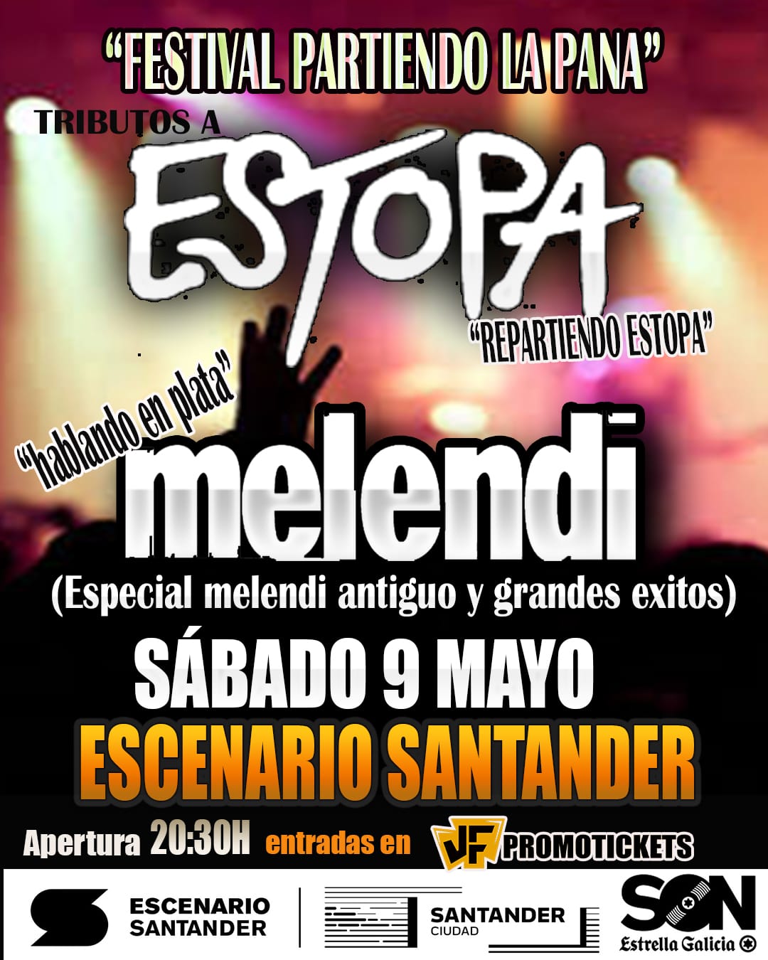 Festival Partiendo la Pana. Tributos a Melendi y Estopa