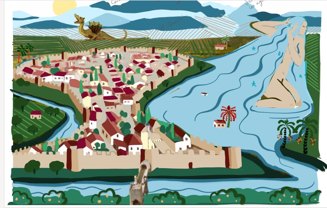 Inauguració dels murals de les muralles