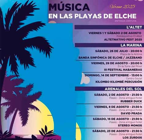 Música en las Playas