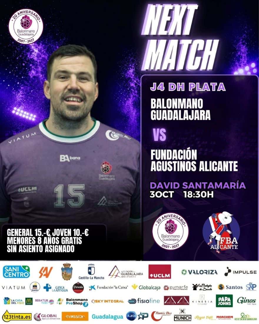 Balonmano Guadalajara - Fundación Agustinos Alicante