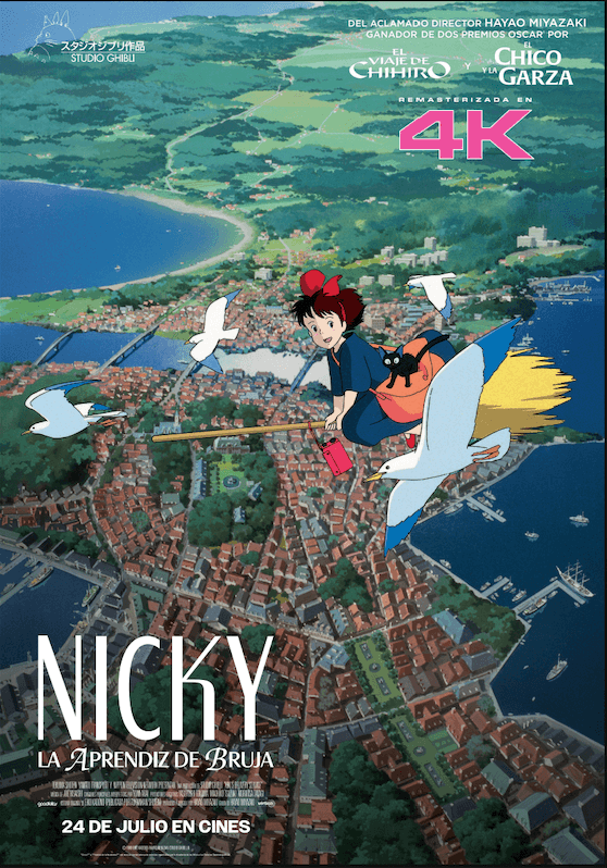 Nicky, la aprendiz de bruja, de Hayao Miyazaki (V.O.S.E.)