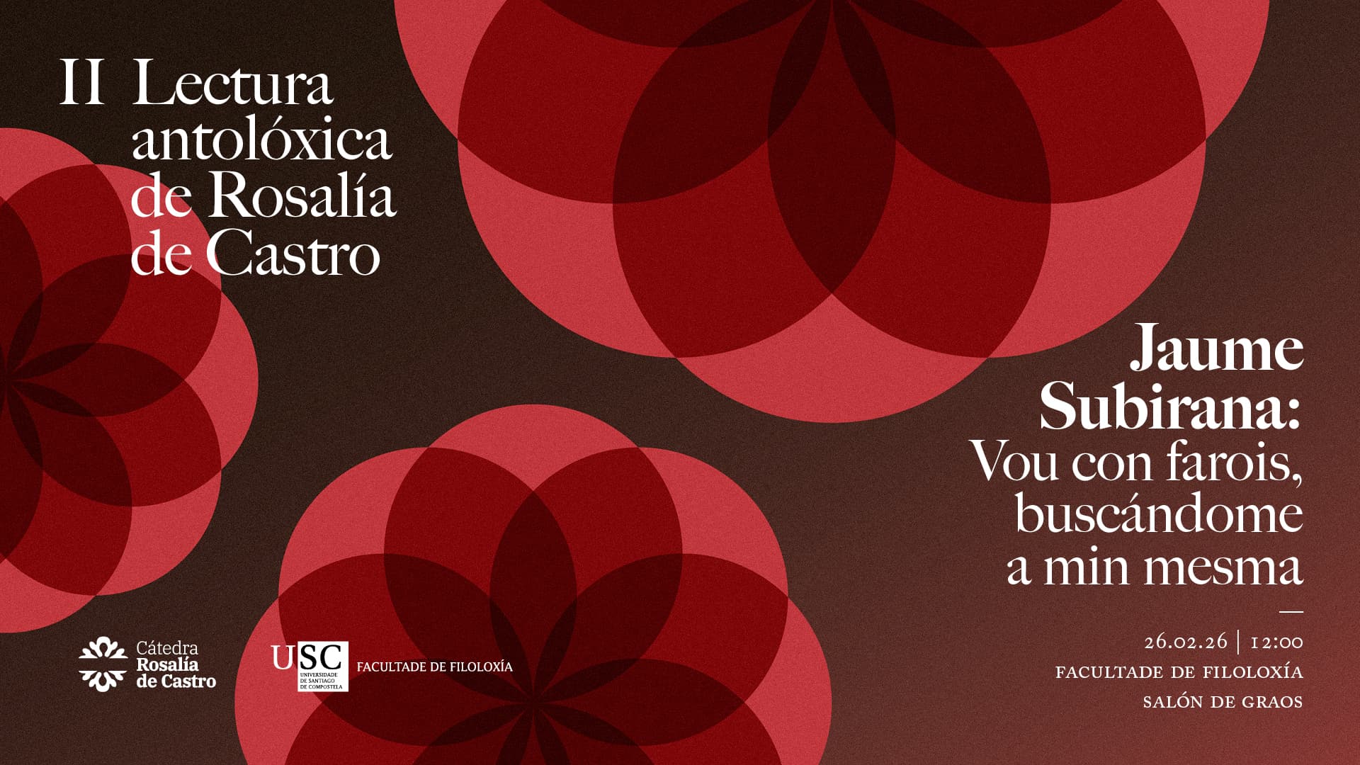 II Lectura Antolóxica de Rosalía de Castro