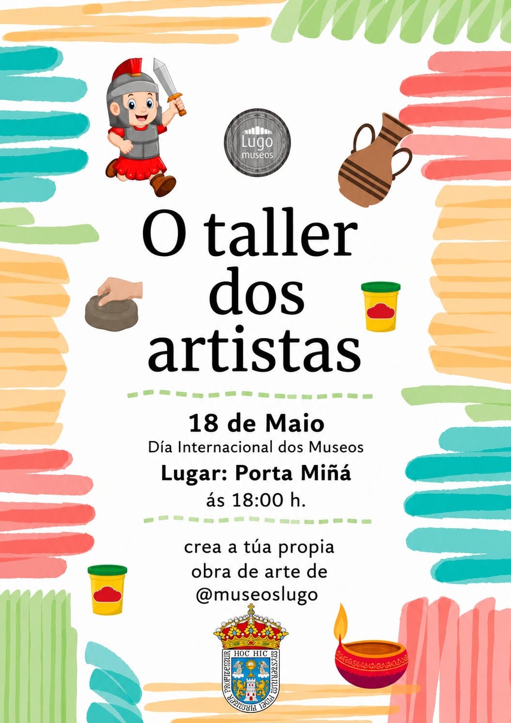O taller dos artistas: crea a túa propia obra de arte
