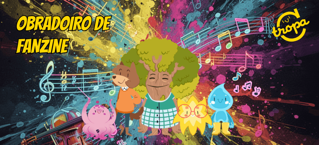 A Tropa C vai a un concerto · Obradoiro de fanzine