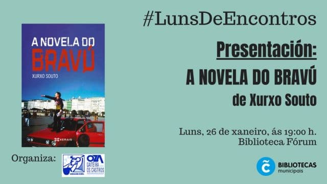 Presentación do libro 'A novela do Bravú' de Xurxo Souto