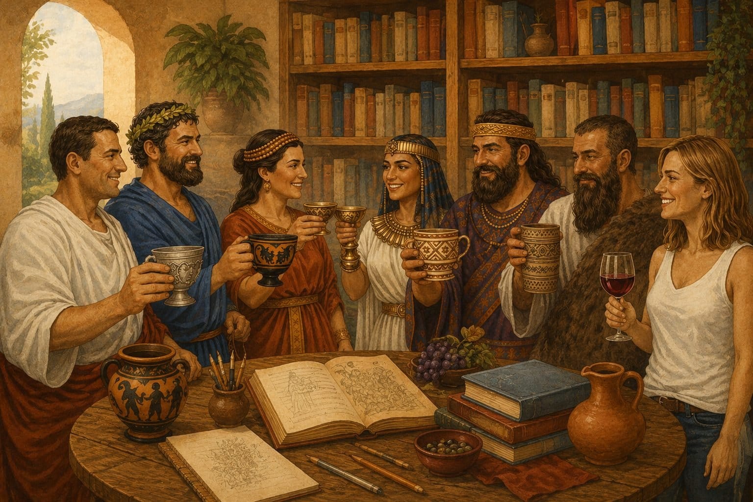 Brindis amb memòria: el vi de l'antiguitat