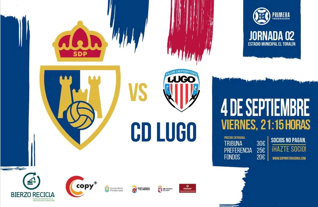 SD Ponferradina - CD Lugo (Jornada 2)