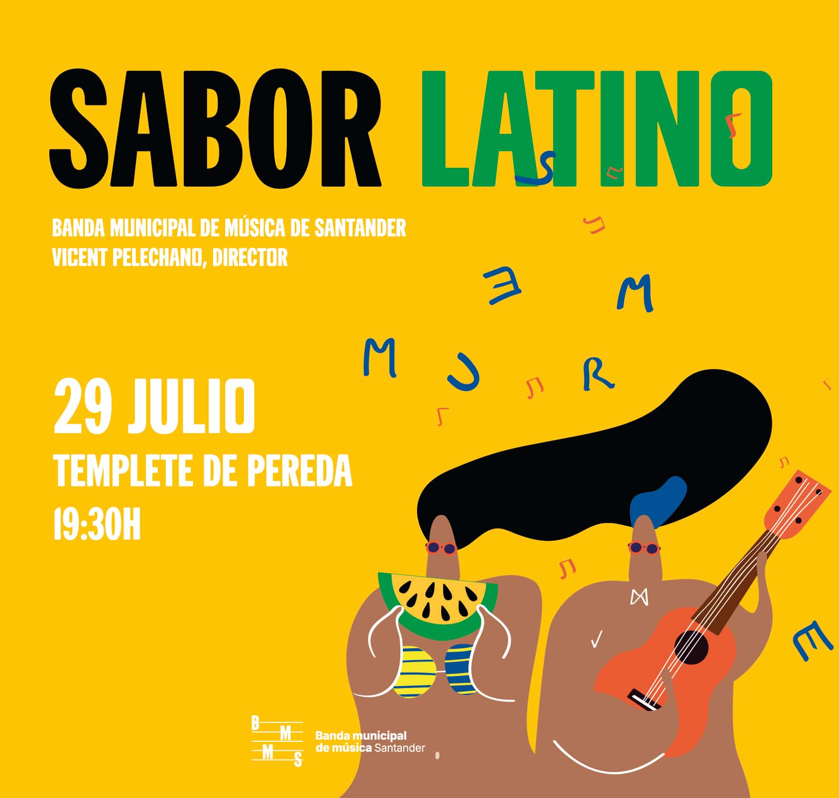 Sabor latino - Concierto de la Banda Municipal de Santander