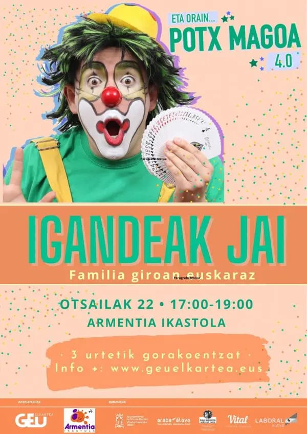 Potx Magoa: Magia y taller en la Ikastola Armentia