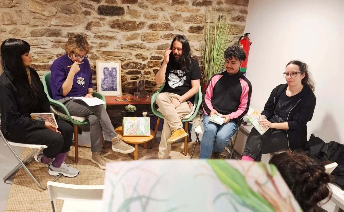 Presentación de los poemarios ilustrados de los colectivos Tequio y Zomalli