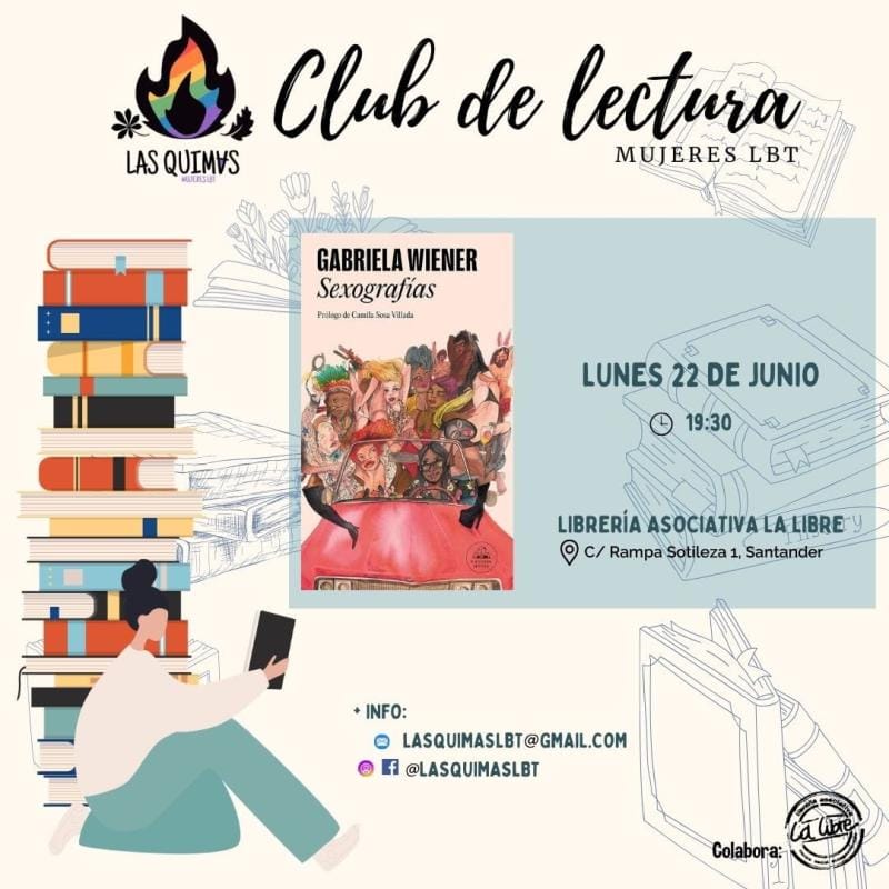 Club de Lectura para mujeres LBT de Las Quimas: Sexografías