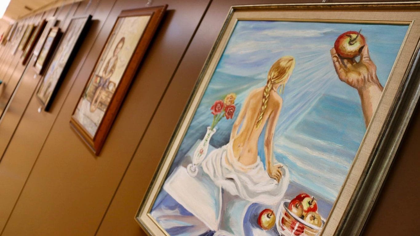 Exposición conjunta de pintura de Magali y Magali Perdiguero Póo