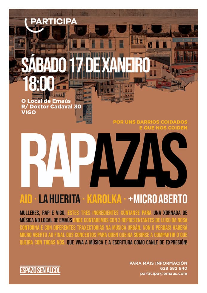 RAPAZAS reivindica la música urbana hecha en Vigo por mujeres