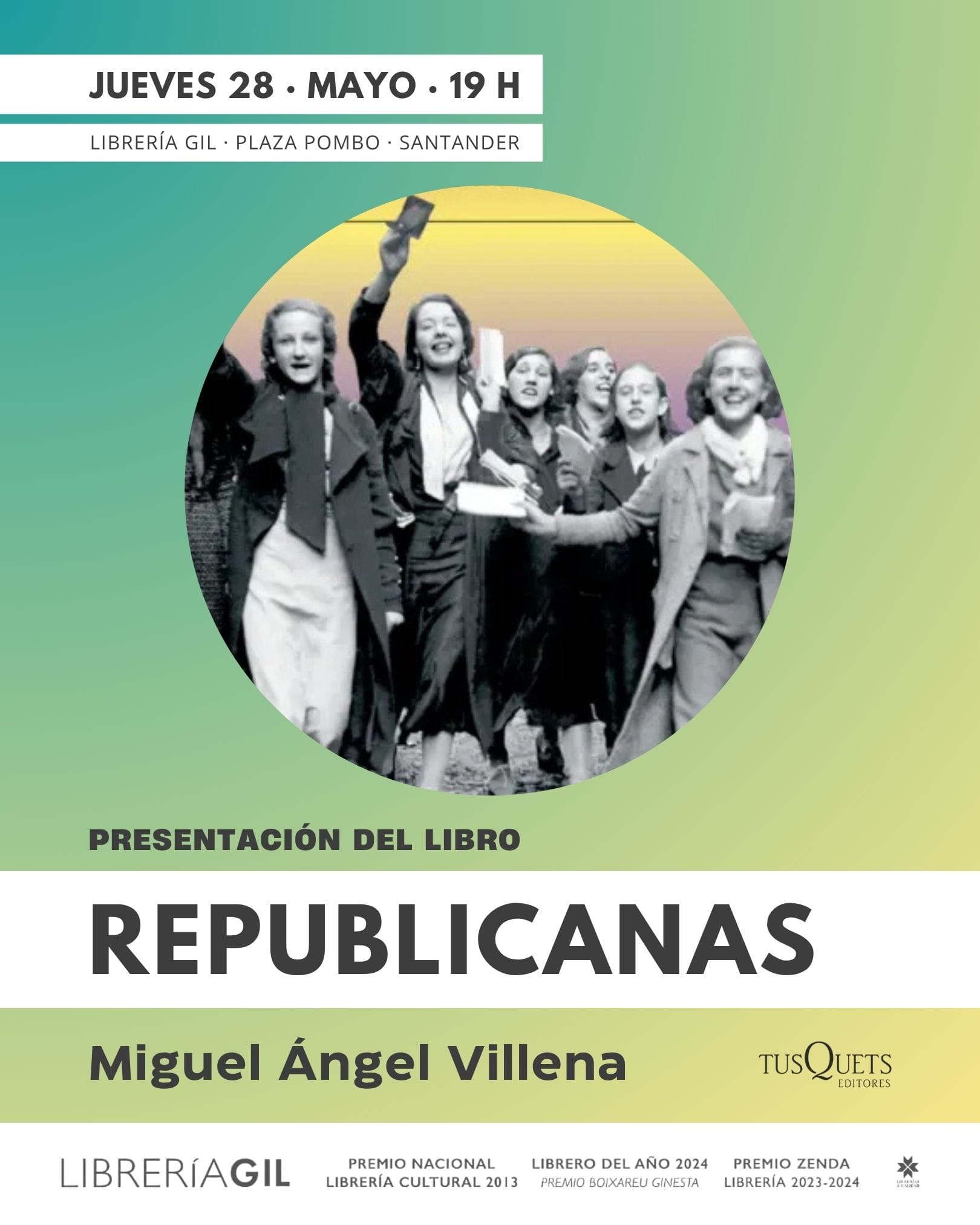 Presentación del libro 'Republicanas' de Miguel Ángel Villena