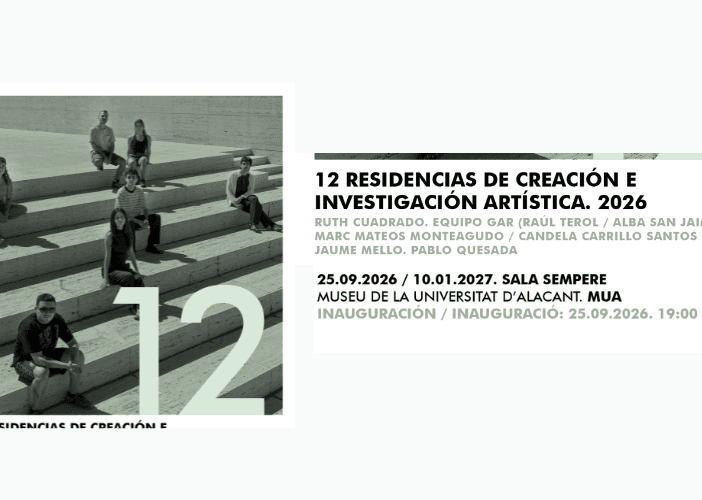 XII Residencias de Creación e Investigación Artística