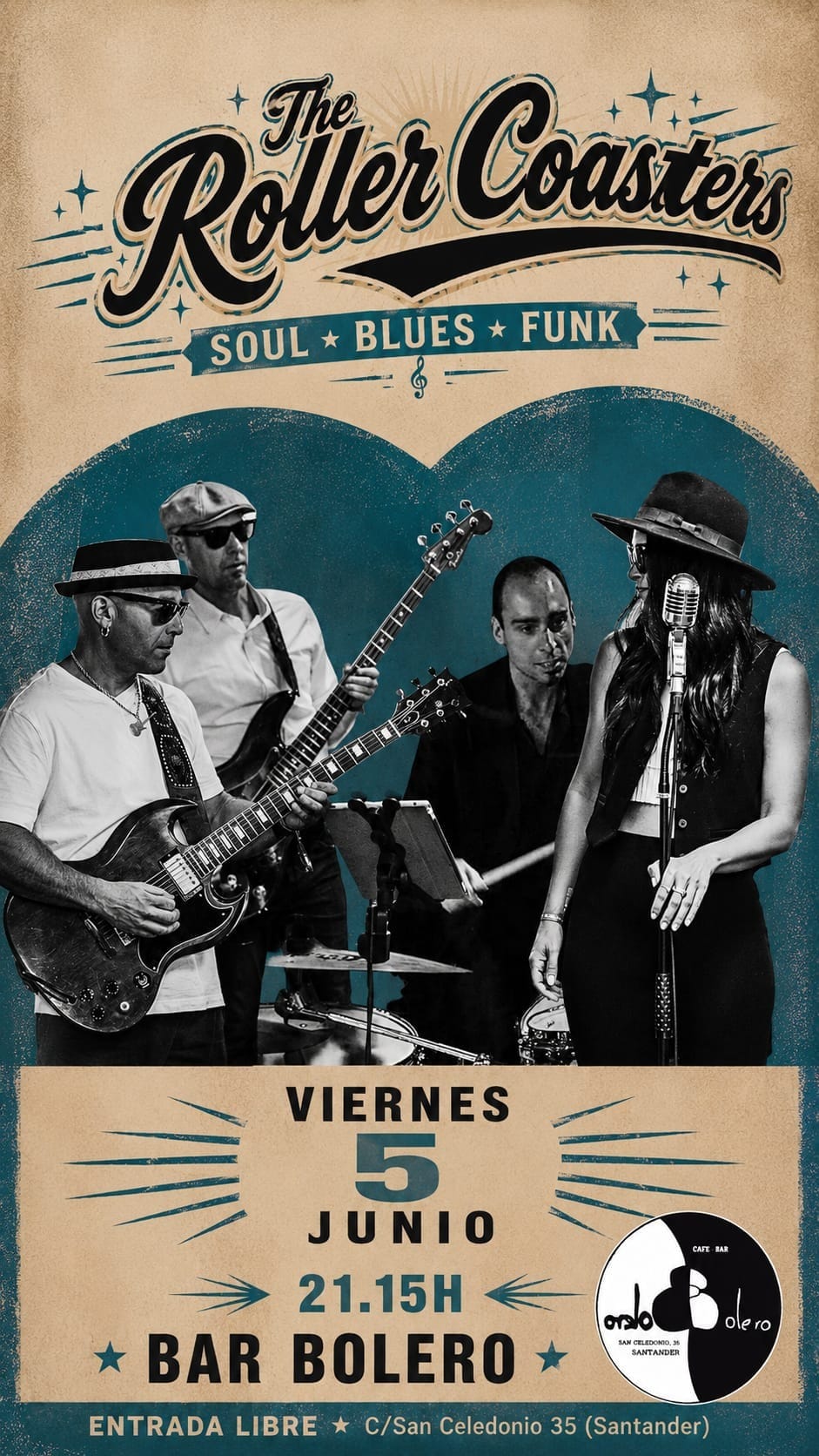 The Roller Coasters: soul, blues y funk