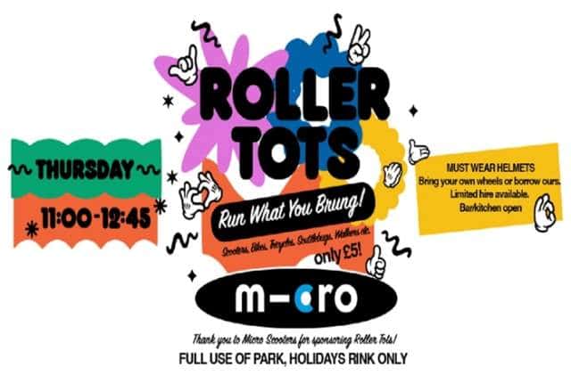 Roller Tots Under 5's Skate Session