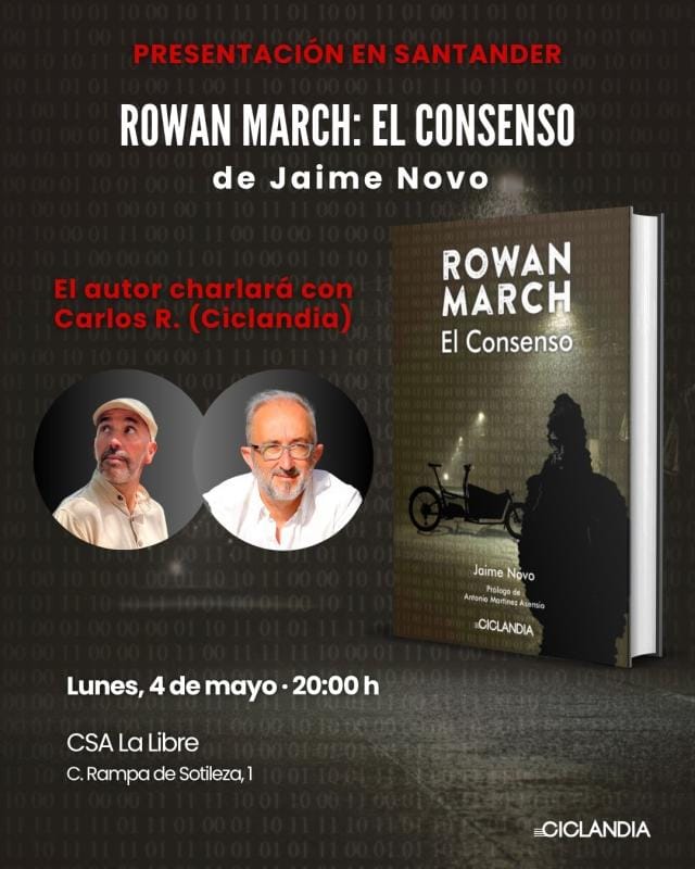 Jaime Novo presenta su novela 'Rowan March: El Consenso'