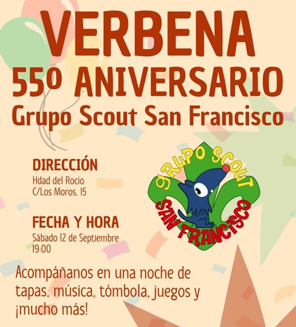 Verbena 55 Aniversario - Grupo Scout San Francisco