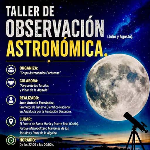 Taller de Astronomía en el Parque de los Toruños