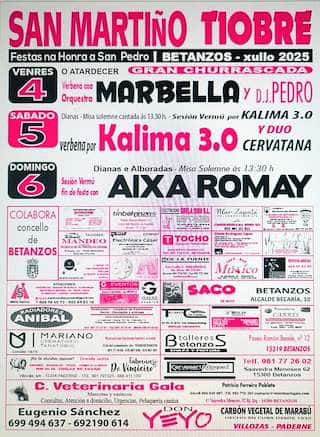 Fiestas de San Pedro de San Martiño de Tiobre