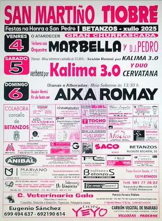 Fiestas de San Pedro de San Martiño de Tiobre