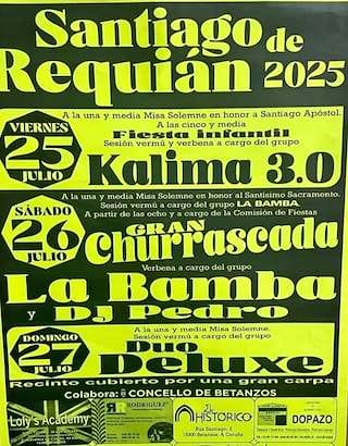 Fiestas de Santiago Apóstolo de Requián