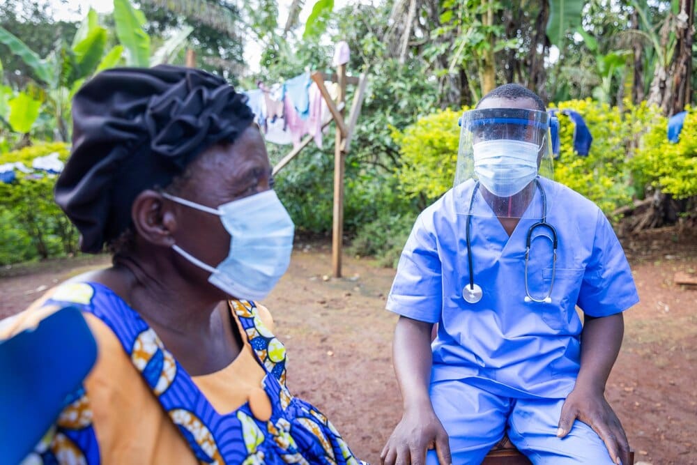 Visita de la misionera Marie Claire y campaña de Manos Unidas