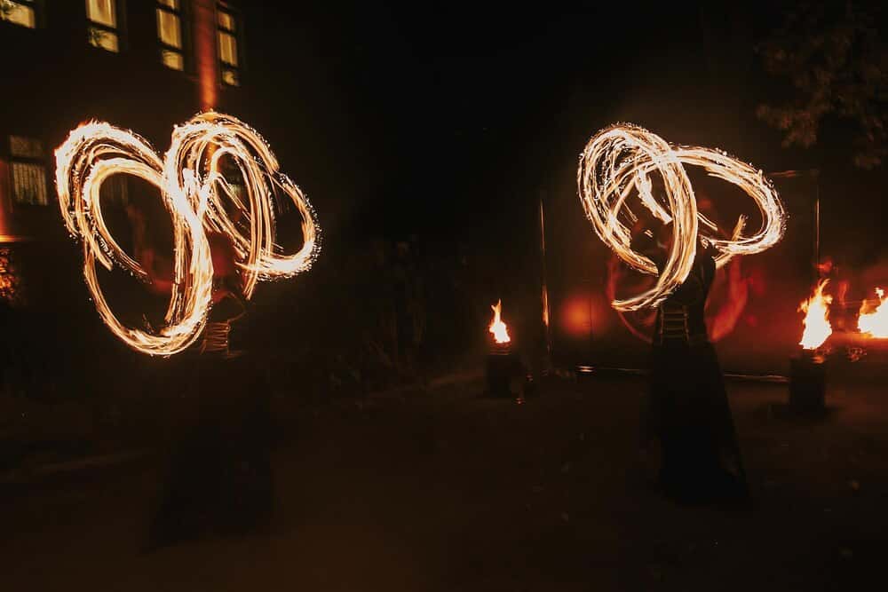 Espectáculo de fuego