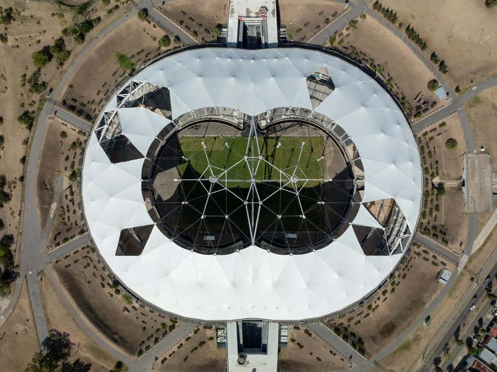 Drones de Harry Potter en el Estadio Jesús Navas