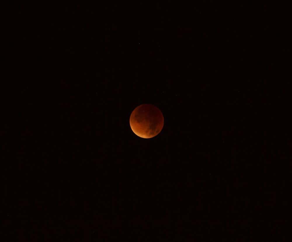 Eclipse lunar parcial del 28 de agosto en Sevilla