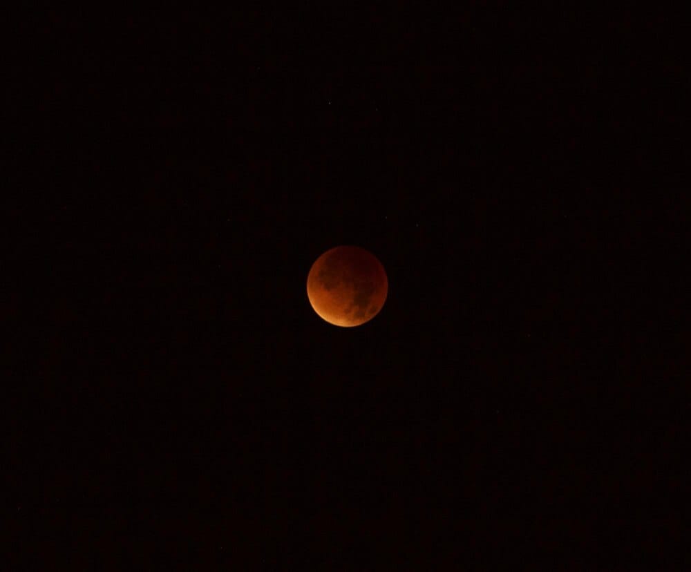 Eclipse lunar parcial del 28 de agosto en Sevilla