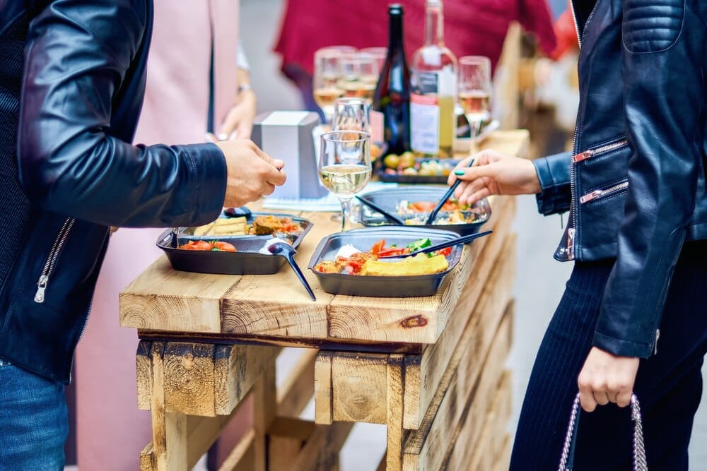Degustación gastronómica de la Peña Huracán
