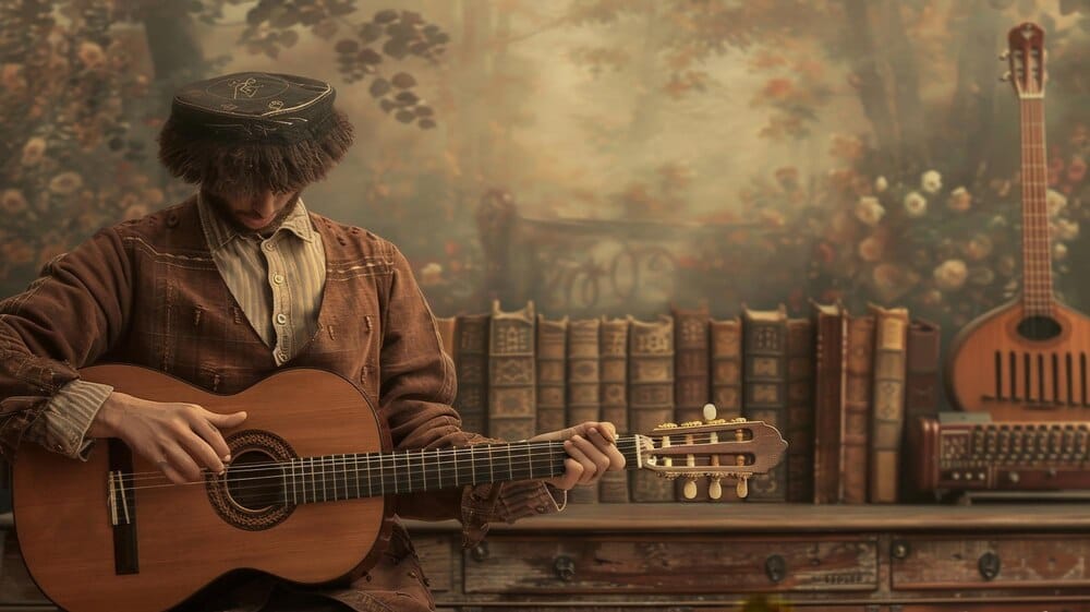 Actuaci贸n regueifeira en la celebraci贸n de las Letras Galegas