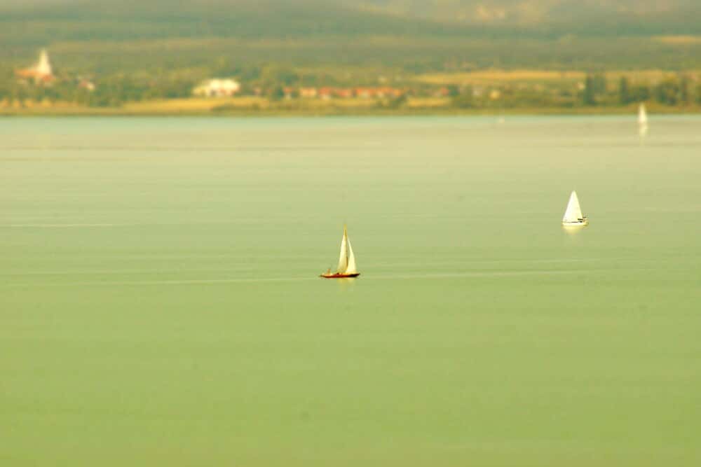 Model Boats on the Lake