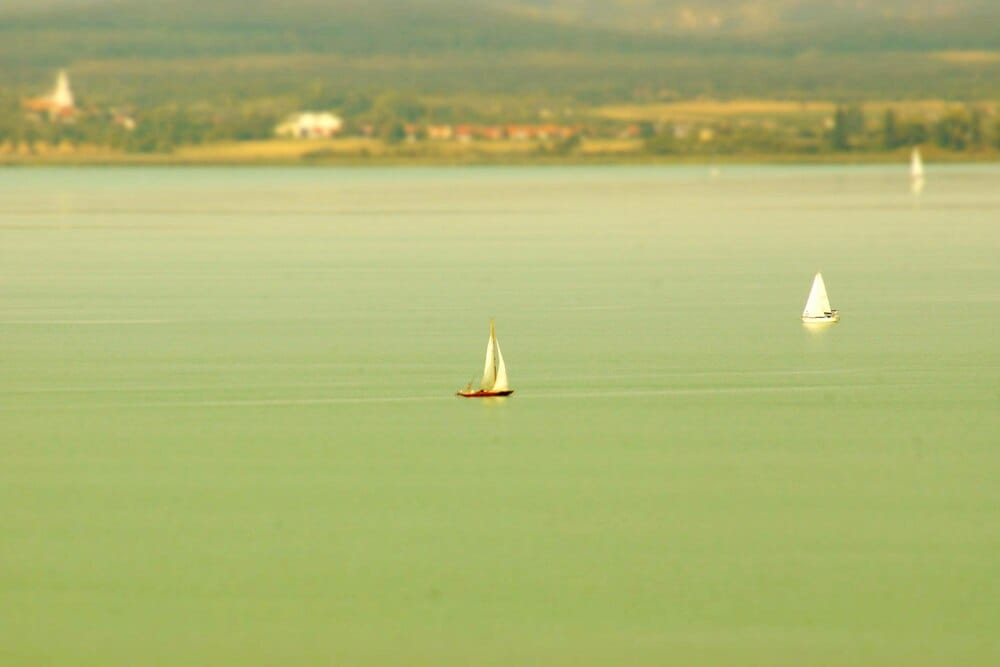 Model Boats on the Lake
