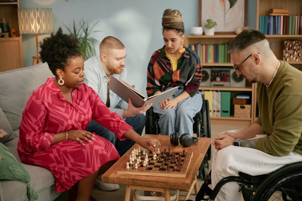 Pontevedra, base del ajedrez para ciegos