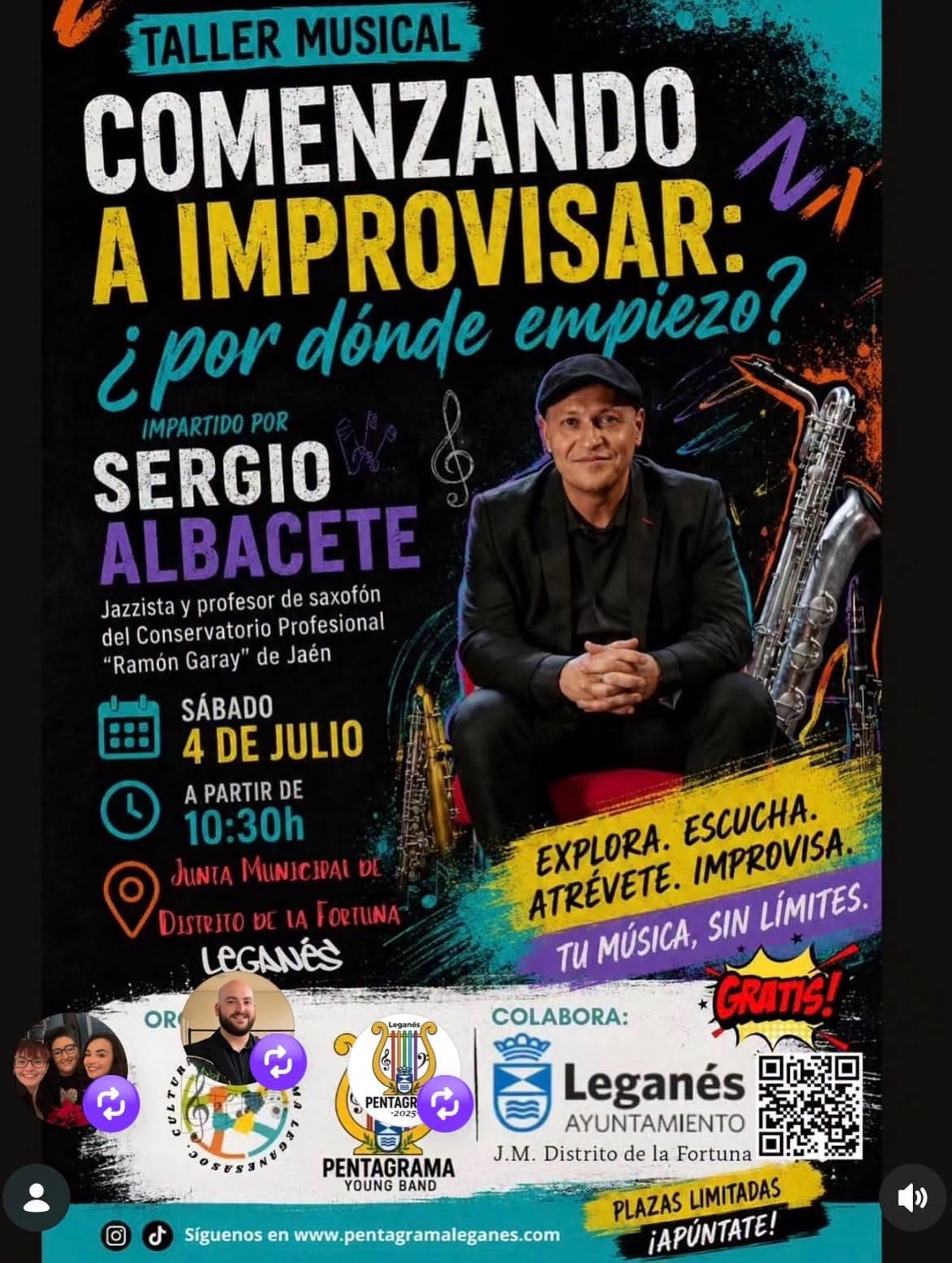 Taller Musical: Comenzando a improvisar: ¿por dónde empiezo?