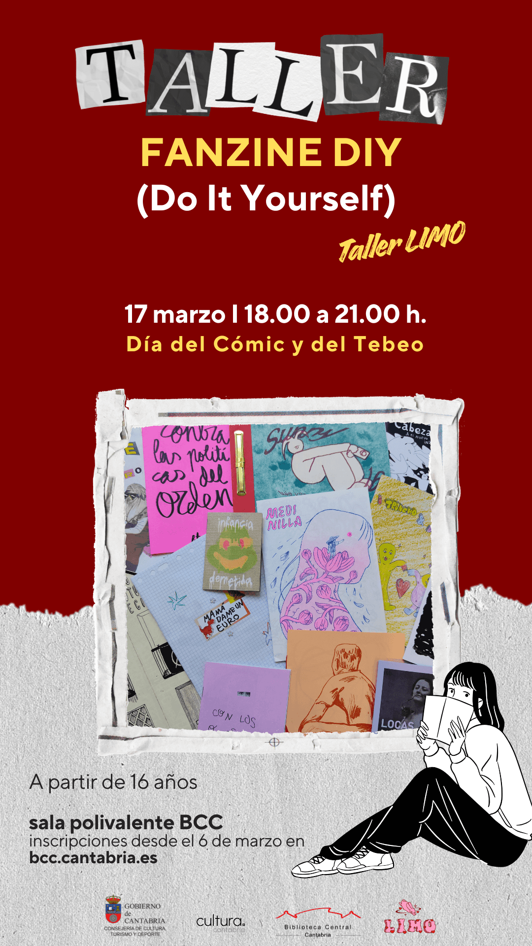 Taller de Fanzine DIY (Do It Yourself) con Eva Gárate