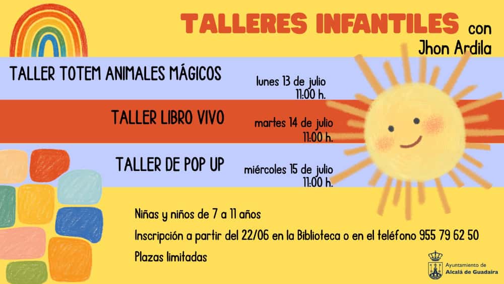 Talleres Infantiles con Jhon Ardila: Totem animales mágicos, Libro vivo y Pop Up