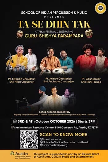 Ta Se Dhin Tak - A Tabla Festival Celebrating Guru-Shishya Parampara