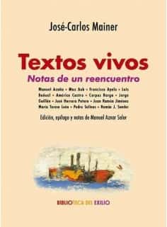 Presentación del libro 'Textos vivos. Notas de un reencuentro'
